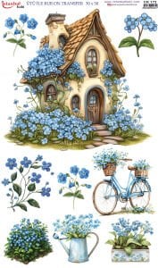 Ütü İle Rub On Transfer 30x50cm CK172