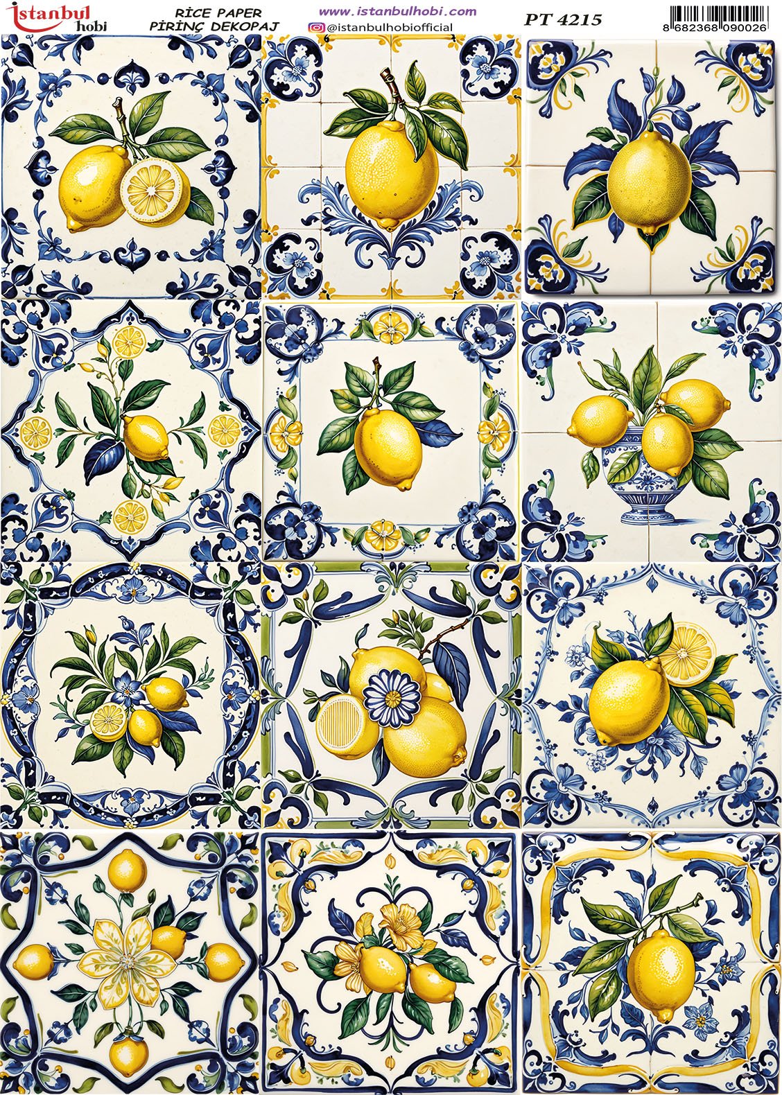 Pirinç Dekopaj Kağıdı 30x42cm PT-4215