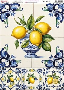 Pirinç Dekopaj Kağıdı 30x42cm PT-4217