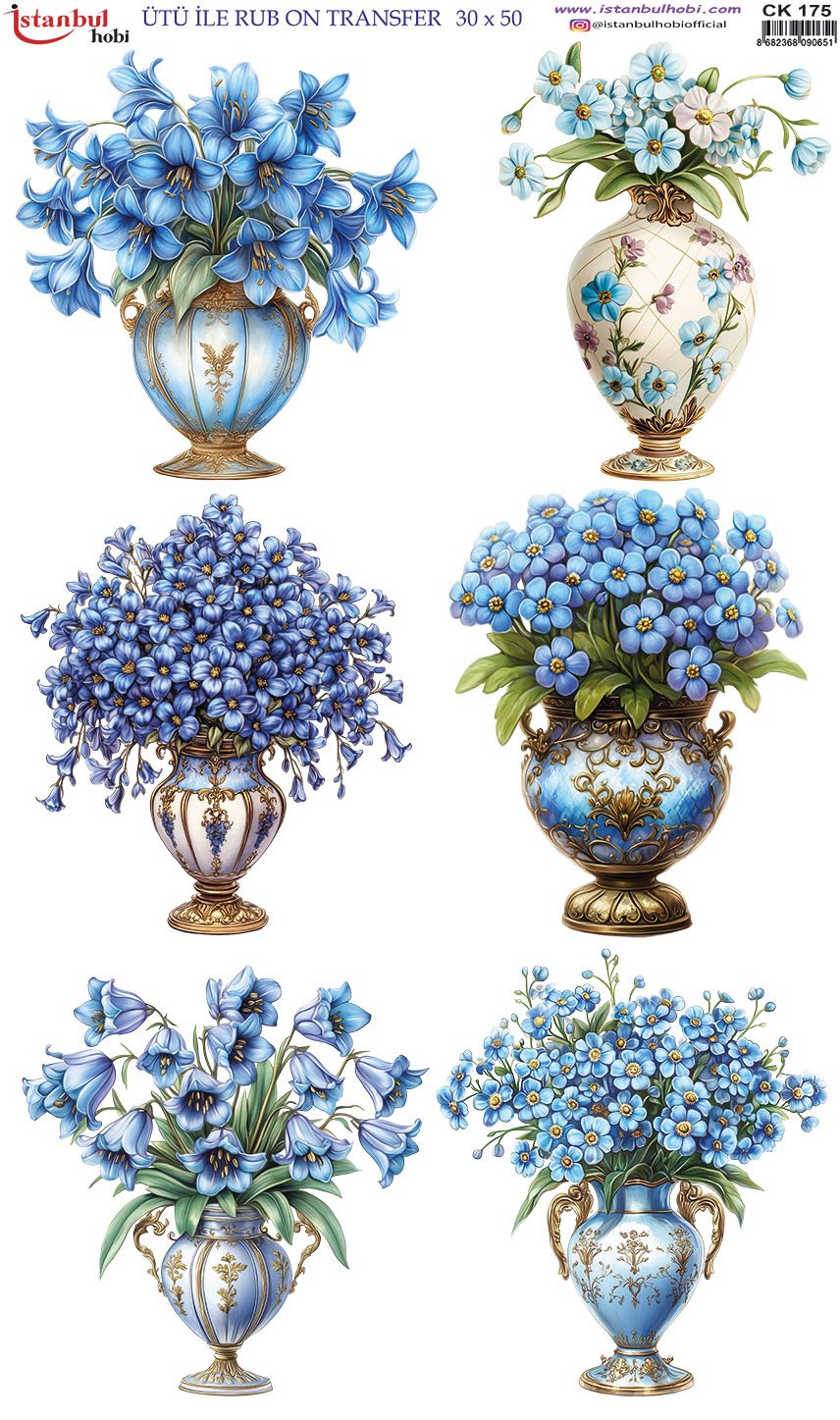 Ütü İle Rub On Transfer 30x50cm CK175