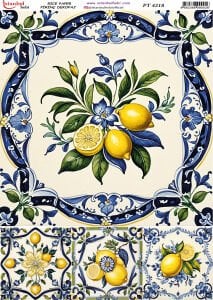 Pirinç Dekopaj Kağıdı 30x42cm PT-4218