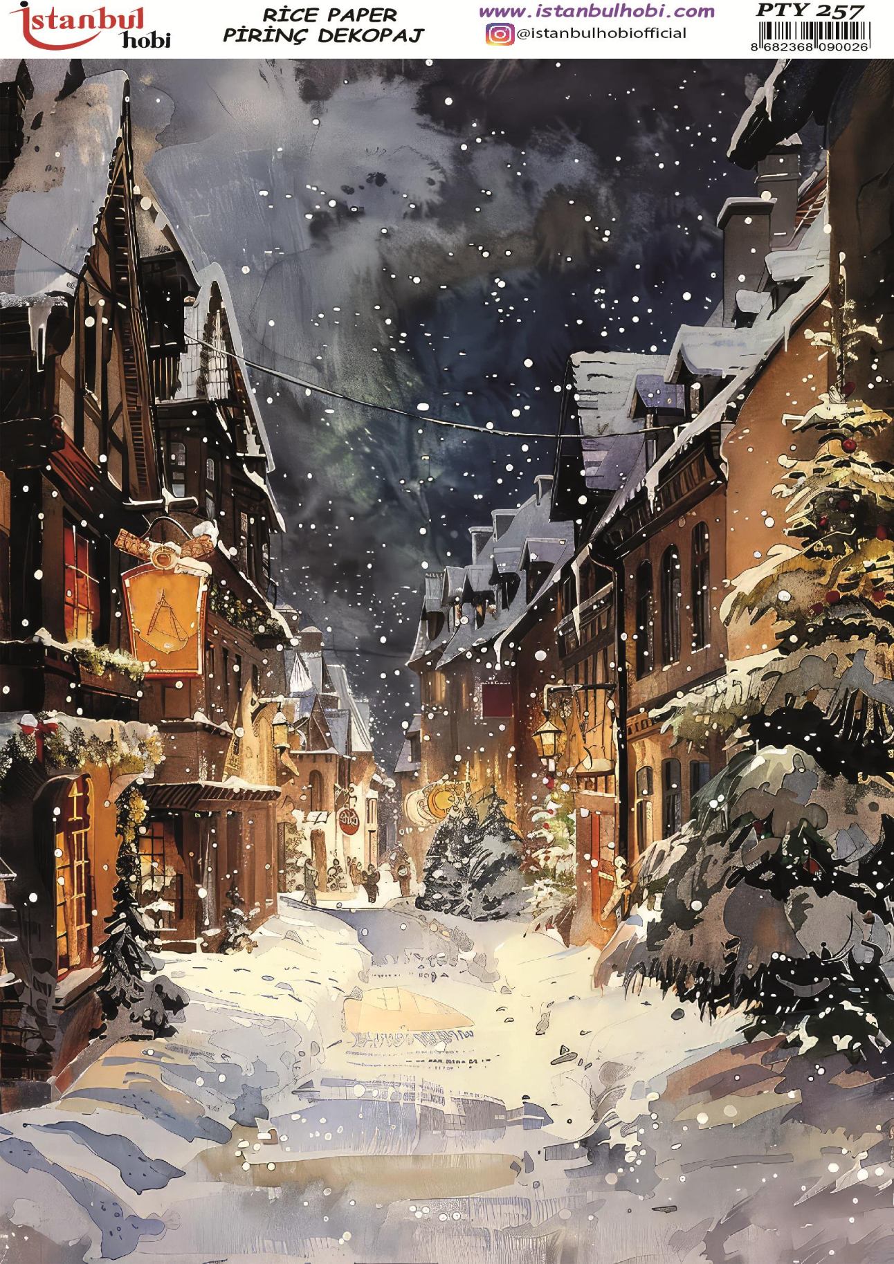 Pirinç Dekopaj Kağıdı 30x42cm PTY-257