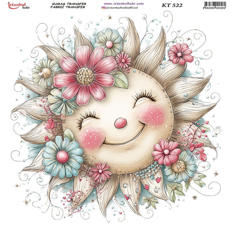 Kumaş Transfer Kağıdı 20x20cm KT-522