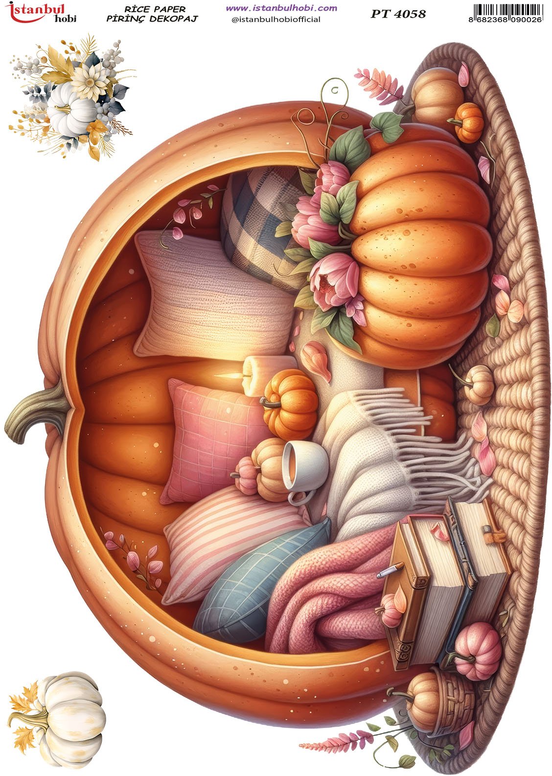 Pirinç Dekopaj Kağıdı 30x42cm PT-4058