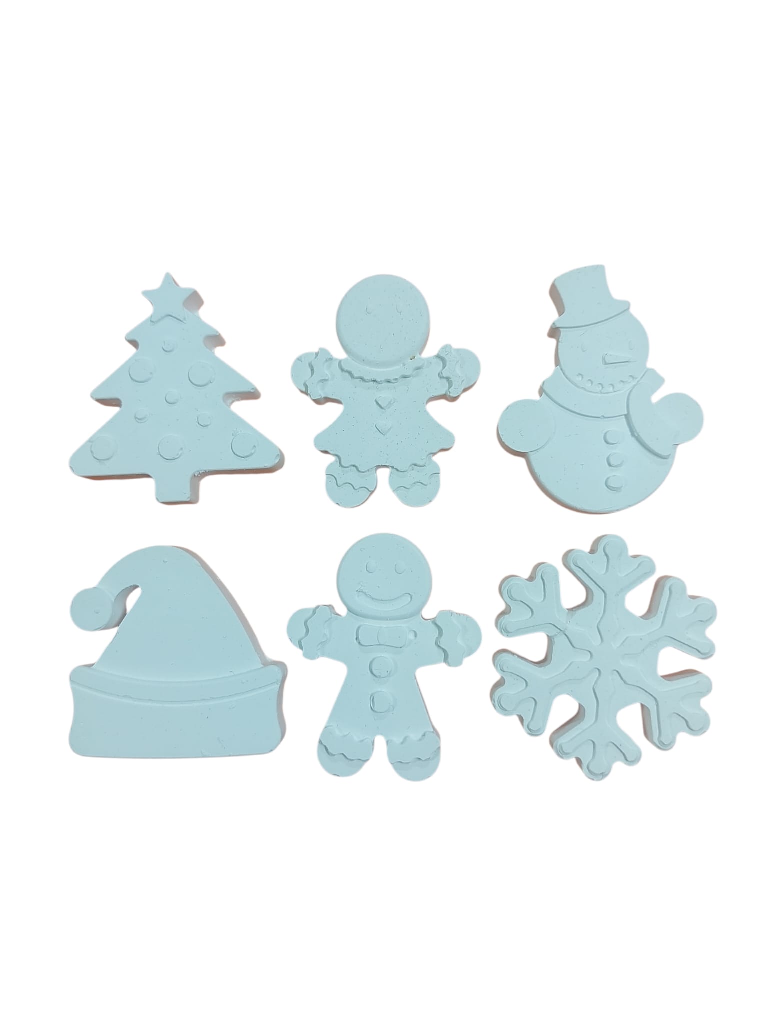 Yılbaşı Temalı Set 6 Parça Figür Kalınlık 8mm