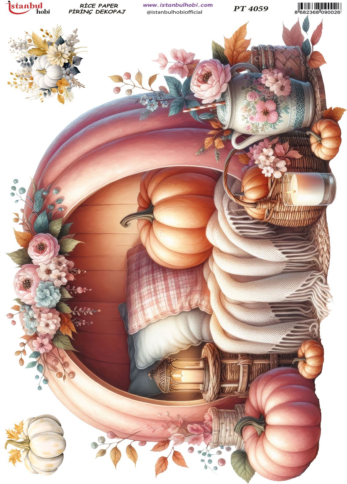 Pirinç Dekopaj Kağıdı 30x42cm PT-4059