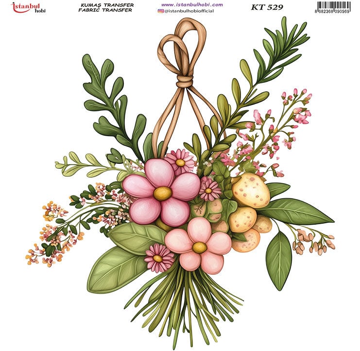 Kumaş Transfer Kağıdı 20x20cm KT-529