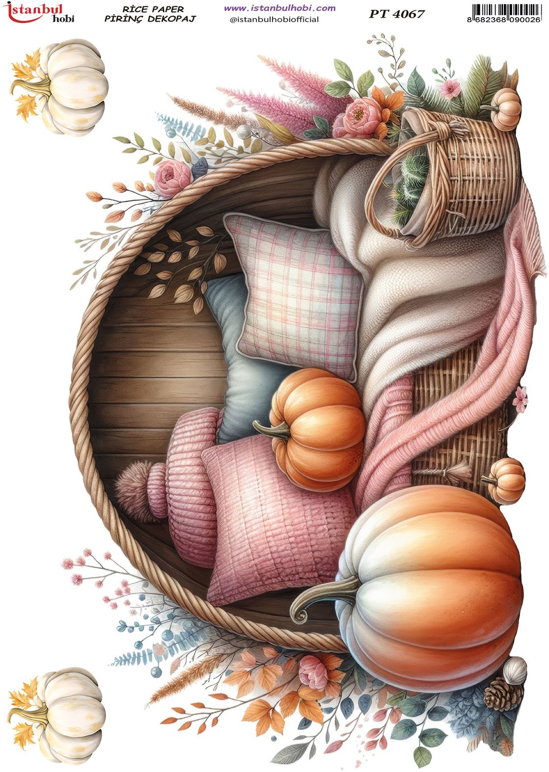 Pirinç Dekopaj Kağıdı 30x42cm PT-4067