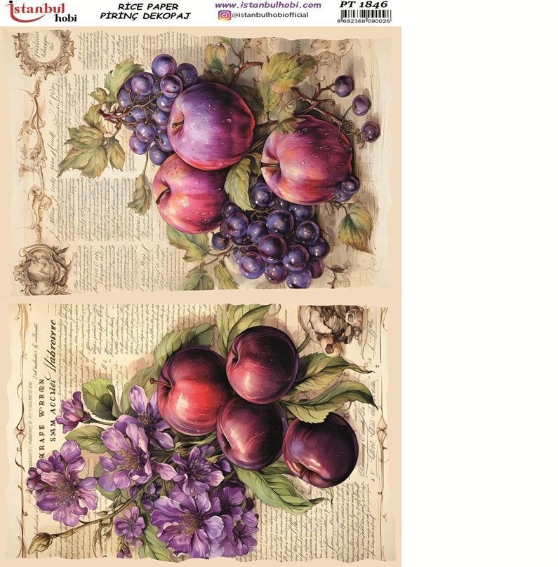 Pirinç Dekopaj Kağıdı 30x42cm PT-1846