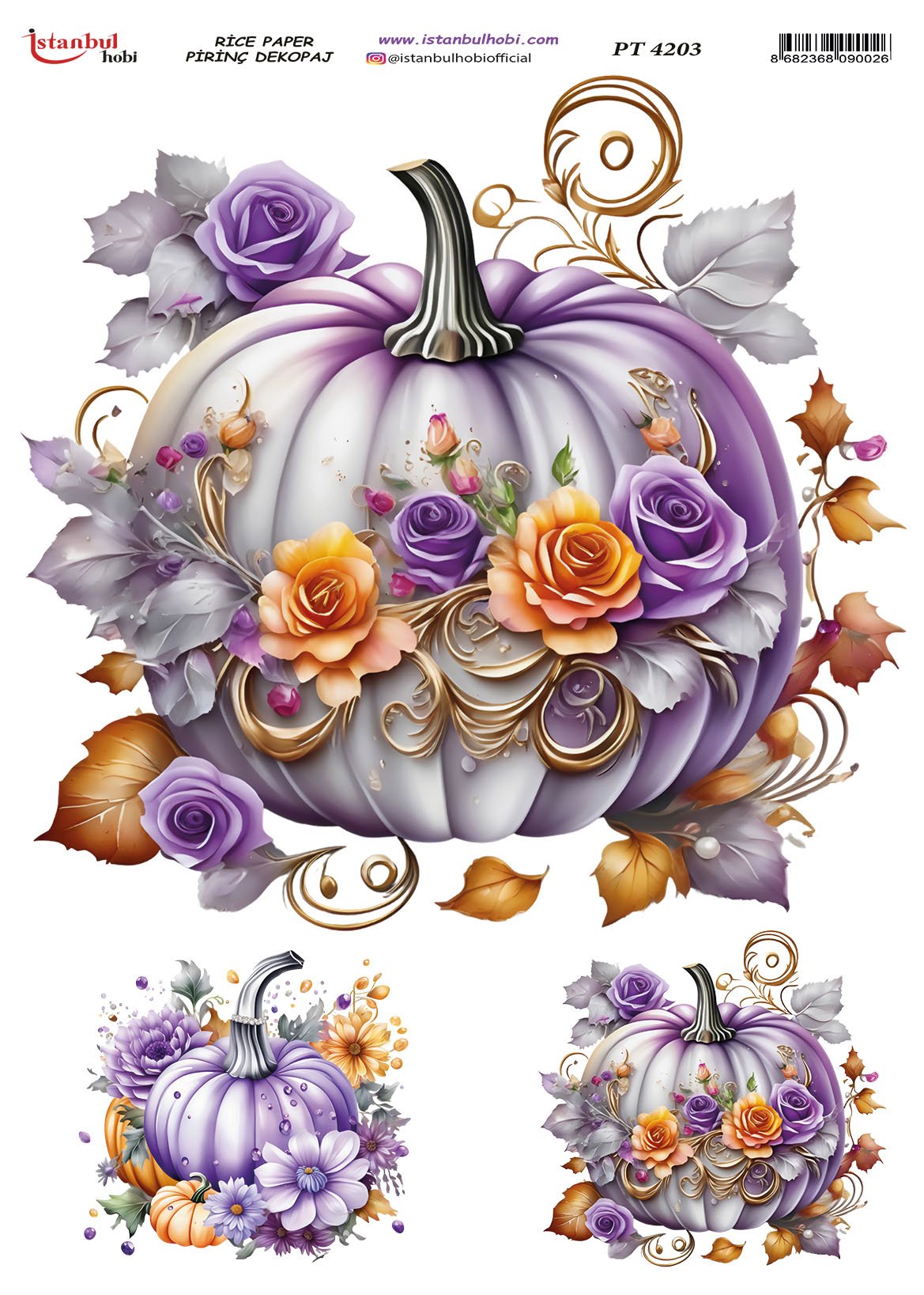 Pirinç Dekopaj Kağıdı 30x42cm PT-4203