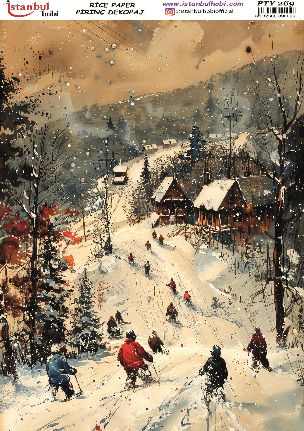 Pirinç Dekopaj Kağıdı 30x42cm PTY-269