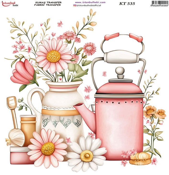 Kumaş Transfer Kağıdı 20x20cm KT-535