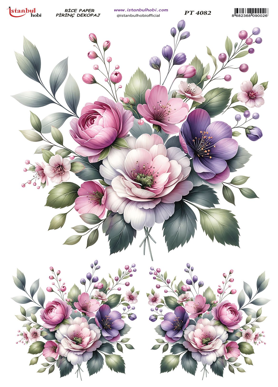 Pirinç Dekopaj Kağıdı 30x42cm PT-4082