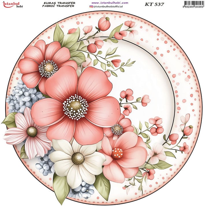 Kumaş Transfer Kağıdı 20x20cm KT-537