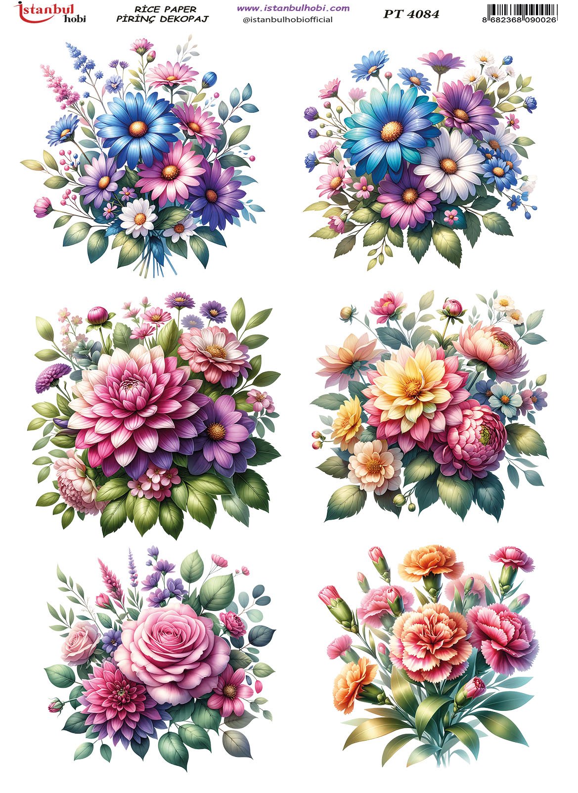 Pirinç Dekopaj Kağıdı 30x42cm PT-4084