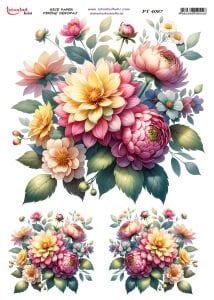 Pirinç Dekopaj Kağıdı 30x42cm PT-4087