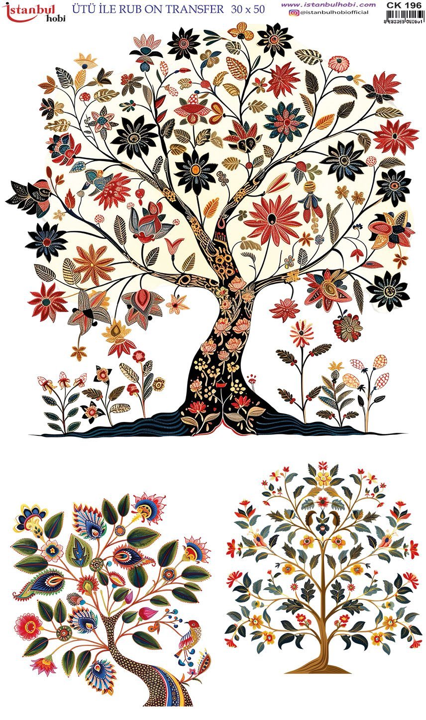 Ütü İle Rub On Transfer 30x50cm CK196