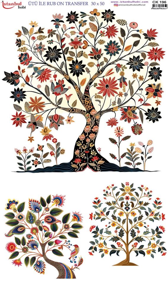 Ütü İle Rub On Transfer 30x50cm CK196