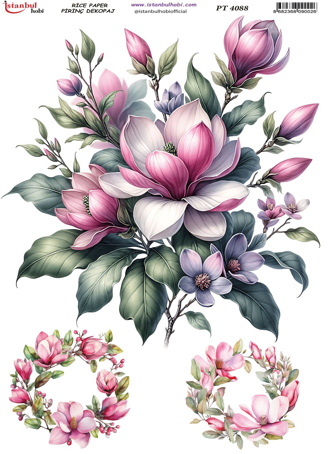 Pirinç Dekopaj Kağıdı 30x42cm PT-4088