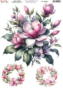 Pirinç Dekopaj Kağıdı 30x42cm PT-4088