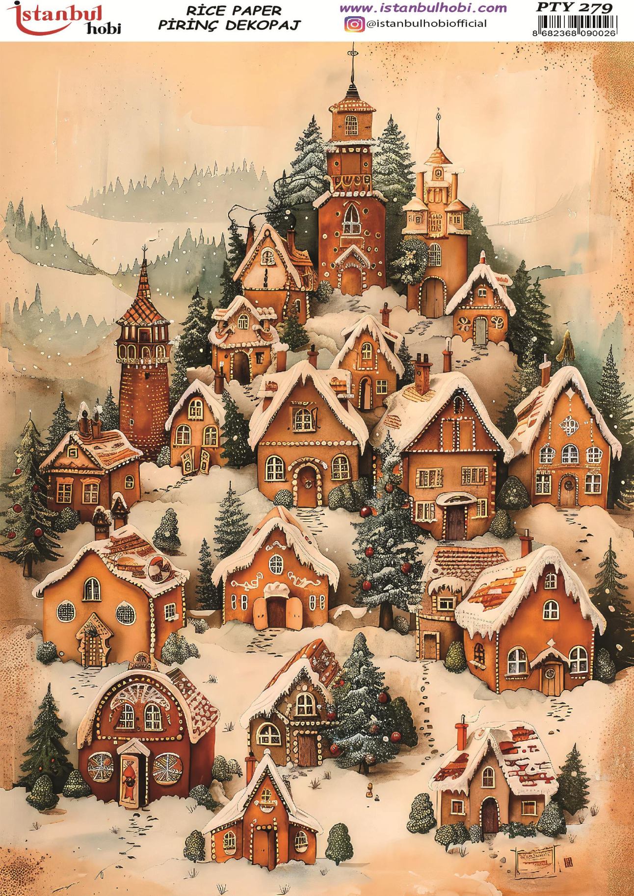 Pirinç Dekopaj Kağıdı 30x42cm PTY-279