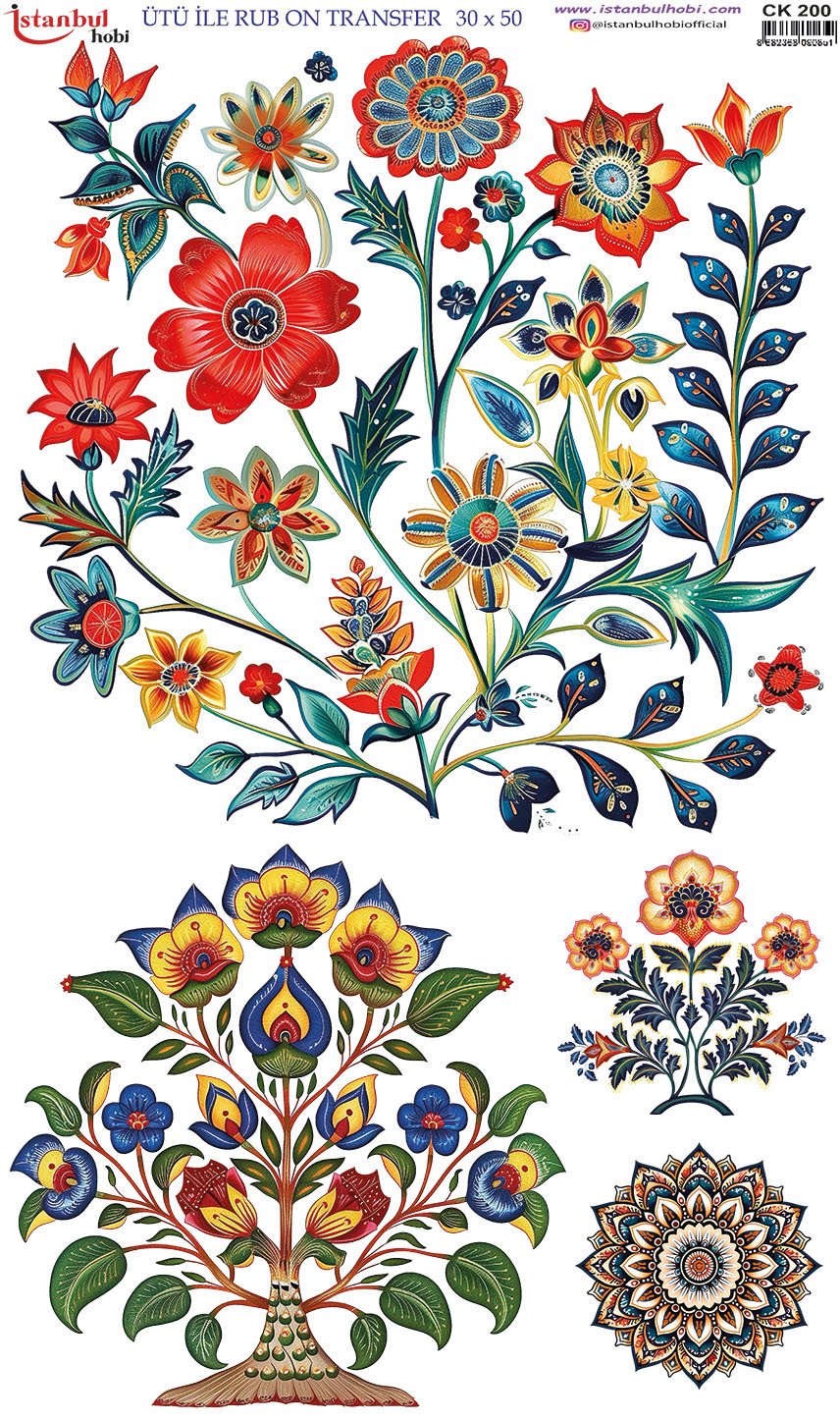 Ütü İle Rub On Transfer 30x50cm CK200