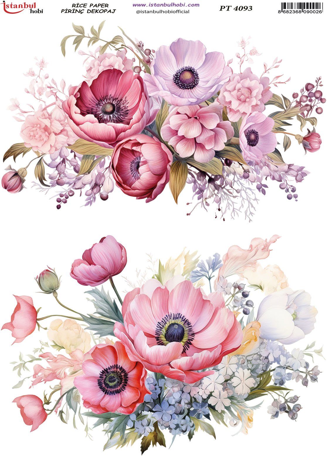 Pirinç Dekopaj Kağıdı 30x42cm PT-4093