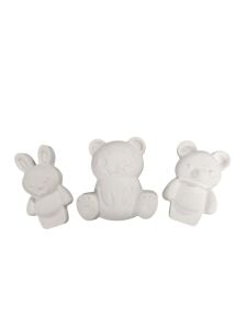 Tavşancık ve Ayıcıklar 3'lü Set Figür