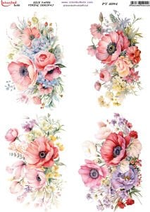 Pirinç Dekopaj Kağıdı 30x42cm PT-4094