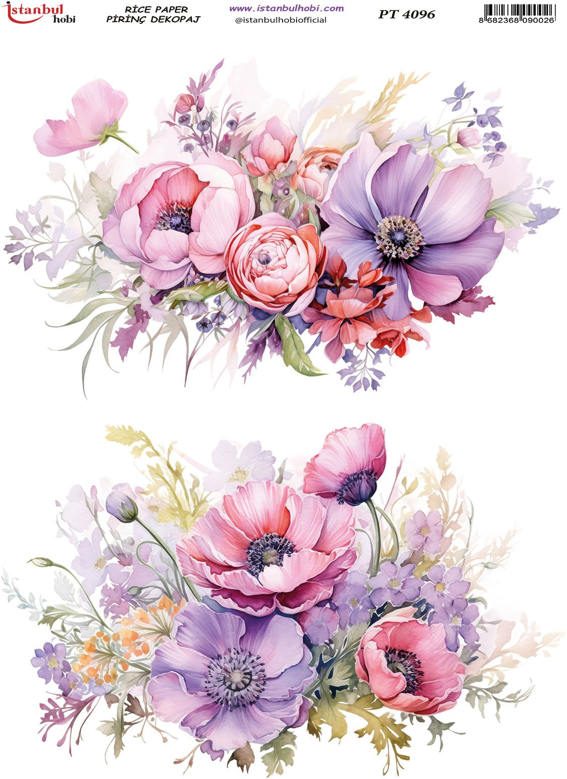 Pirinç Dekopaj Kağıdı 30x42cm PT-4096