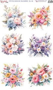 Ütü İle Rub On Transfer 30x50cm CK208