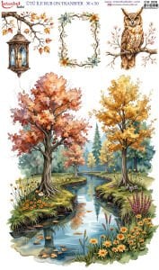 Ütü İle Rub On Transfer 30x50cm CK209