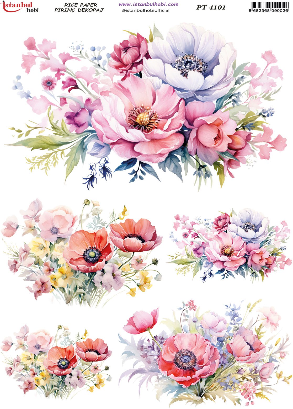 Pirinç Dekopaj Kağıdı 30x42cm PT-4101