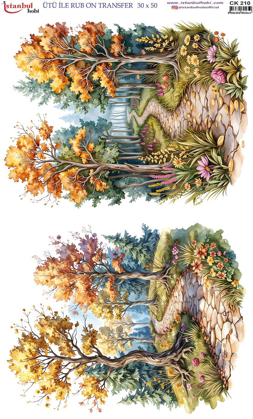 Ütü İle Rub On Transfer 30x50cm CK210
