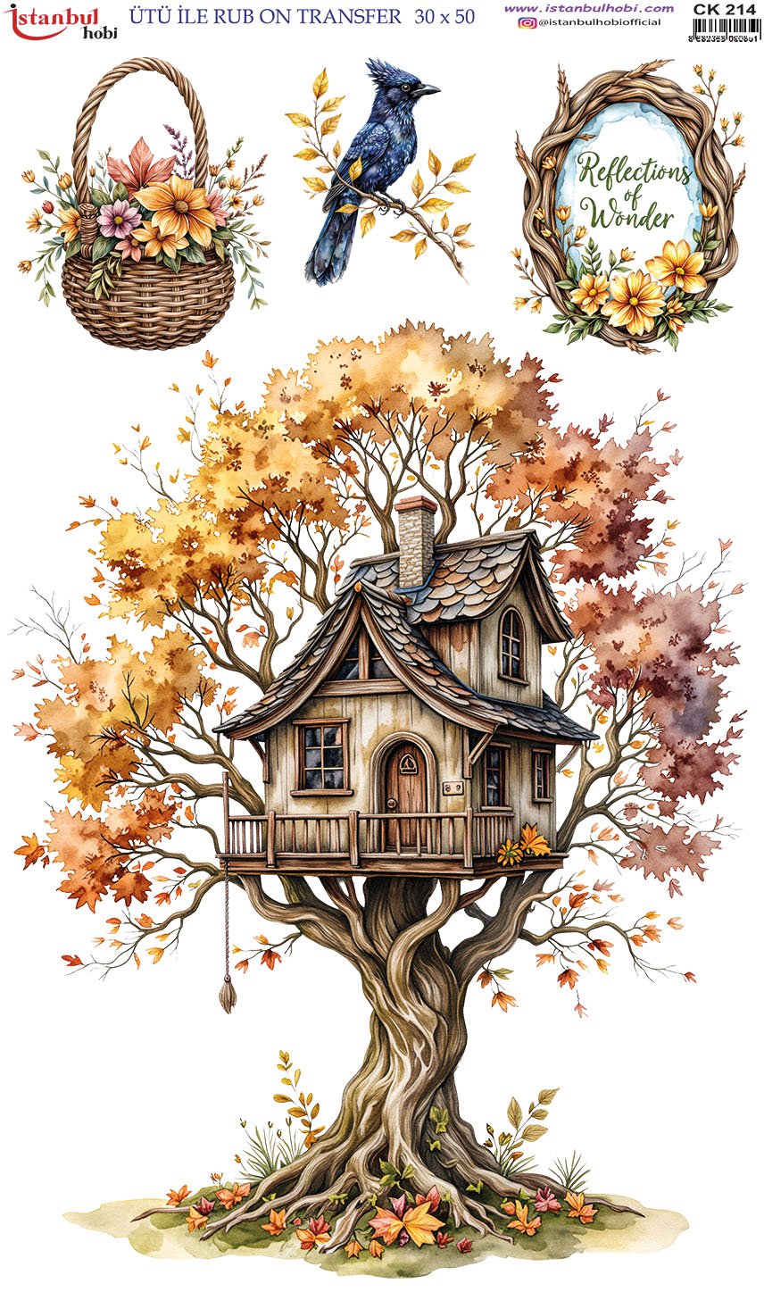 Ütü İle Rub On Transfer 30x50cm CK214
