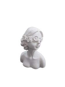 Gözü Çiçekli Kız Büst 9,5x6,5cm
