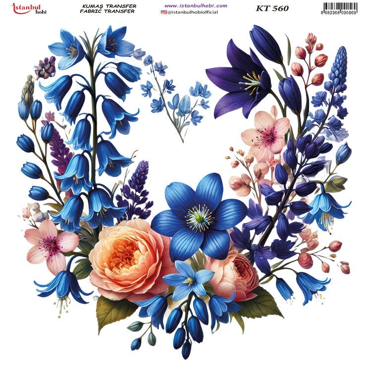 Kumaş Transfer Kağıdı 20x20cm KT-560