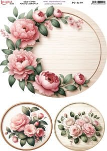 Pirinç Dekopaj Kağıdı 30x42cm PT-4119