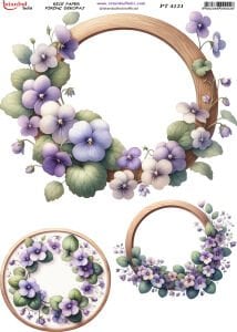 Pirinç Dekopaj Kağıdı 30x42cm PT-4121