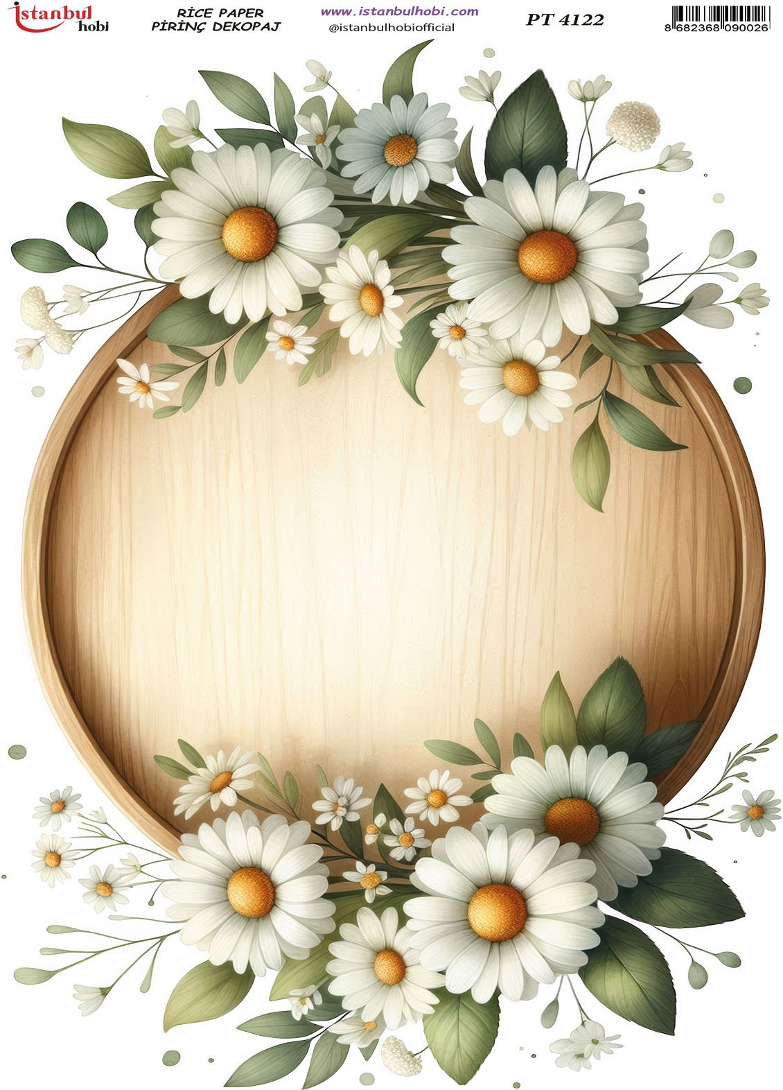 Pirinç Dekopaj Kağıdı 30x42cm PT-4122