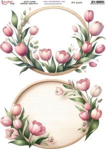 Pirinç Dekopaj Kağıdı 30x42cm PT-4123