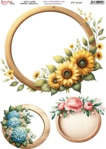 Pirinç Dekopaj Kağıdı 30x42cm PT-4124