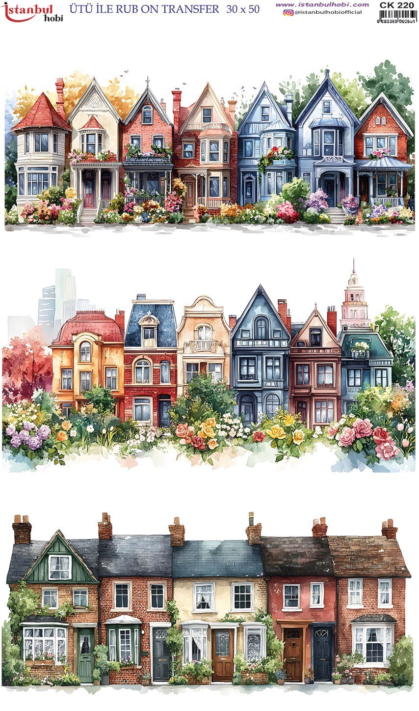 Ütü İle Rub On Transfer 30x50cm CK220