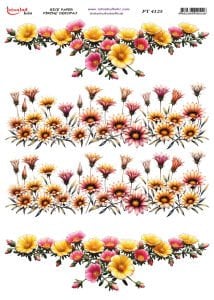 Pirinç Dekopaj Kağıdı 30x42cm PT-4125