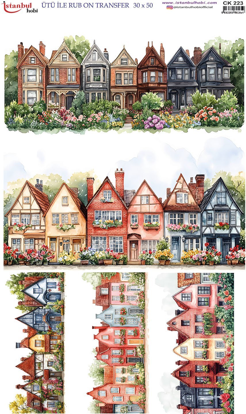 Ütü İle Rub On Transfer 30x50cm CK223