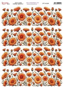 Pirinç Dekopaj Kağıdı 30x42cm PT-4128