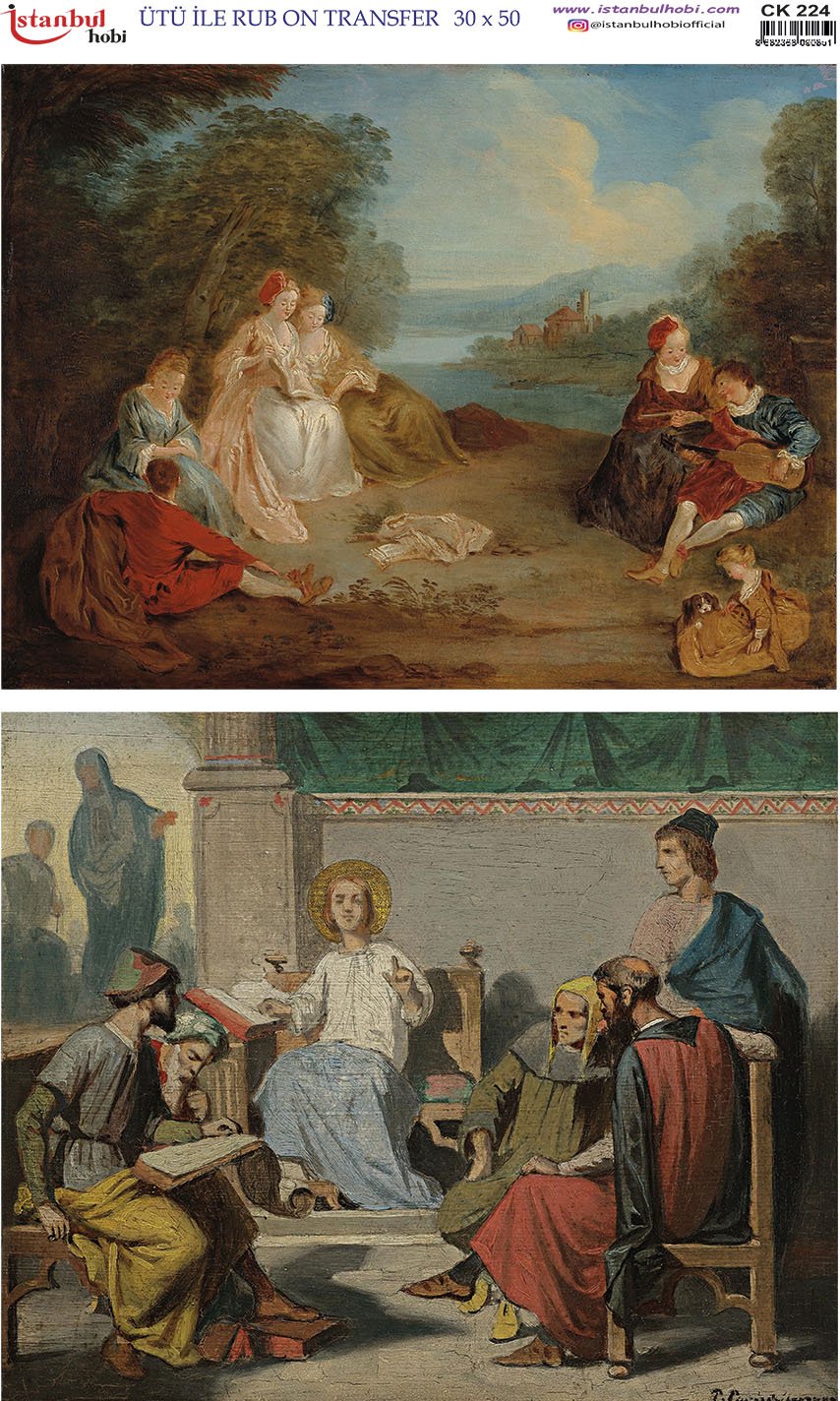 Ütü İle Rub On Transfer 30x50cm CK224