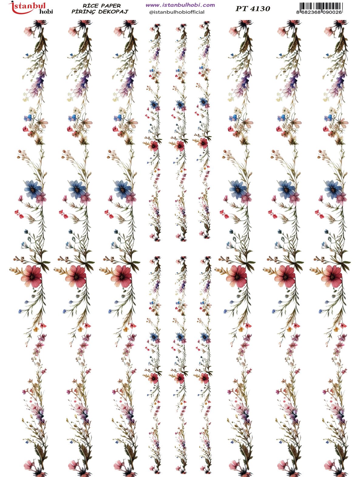 Pirinç Dekopaj Kağıdı 30x42cm PT-4130