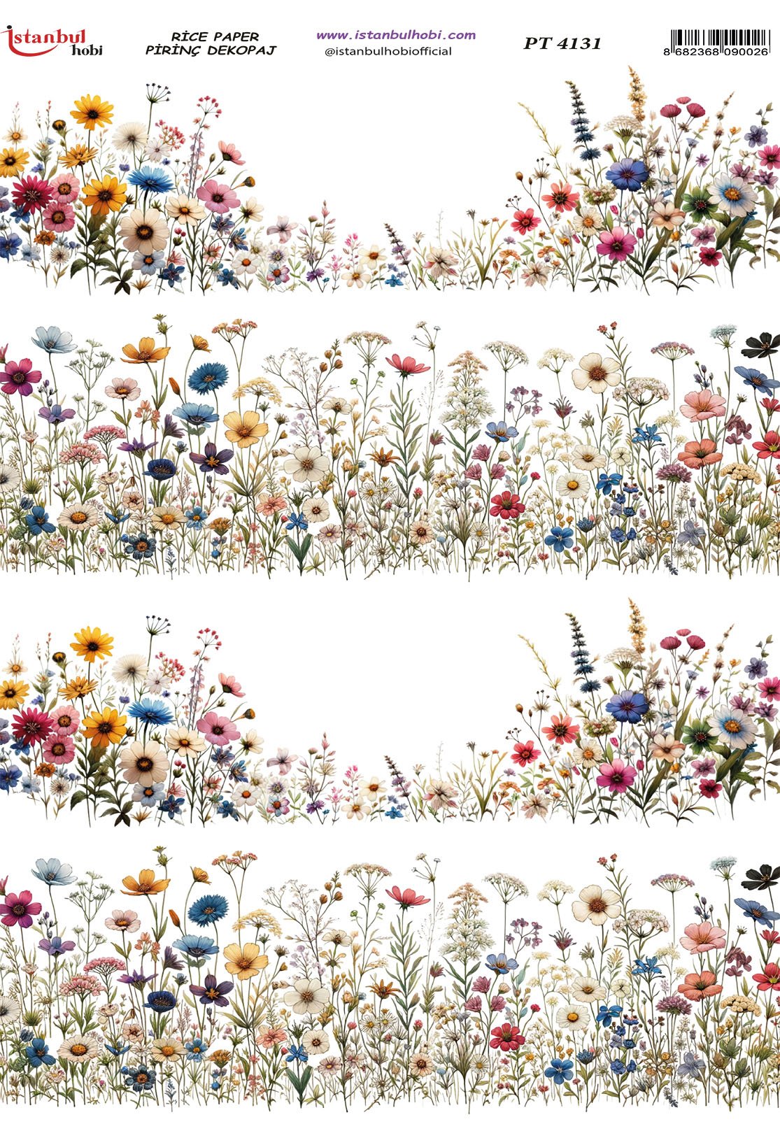 Pirinç Dekopaj Kağıdı 30x42cm PT-4131