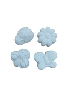 Boyanabilir 4 Parça Figür Uğur Böceği Papatya Arı Kelebek